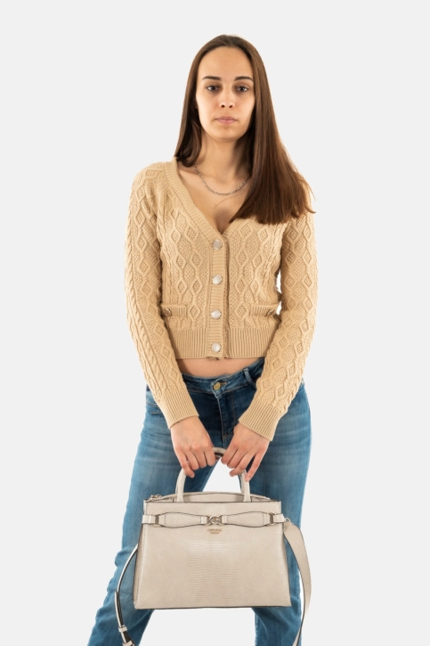 Sacs à main guess jeans arlena girlfriend satchel tau taupe