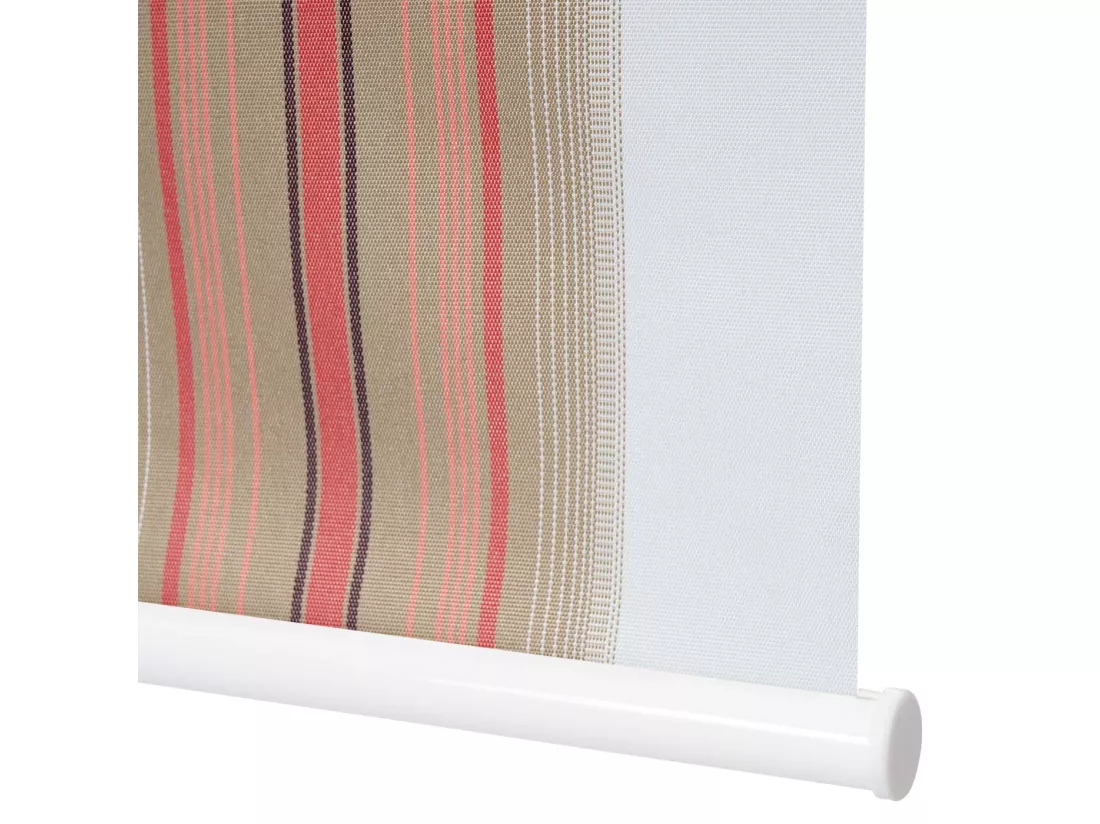 Store enrouleur de fenêtre blanche 50 x 0.3 x 160 cm 04_0004535