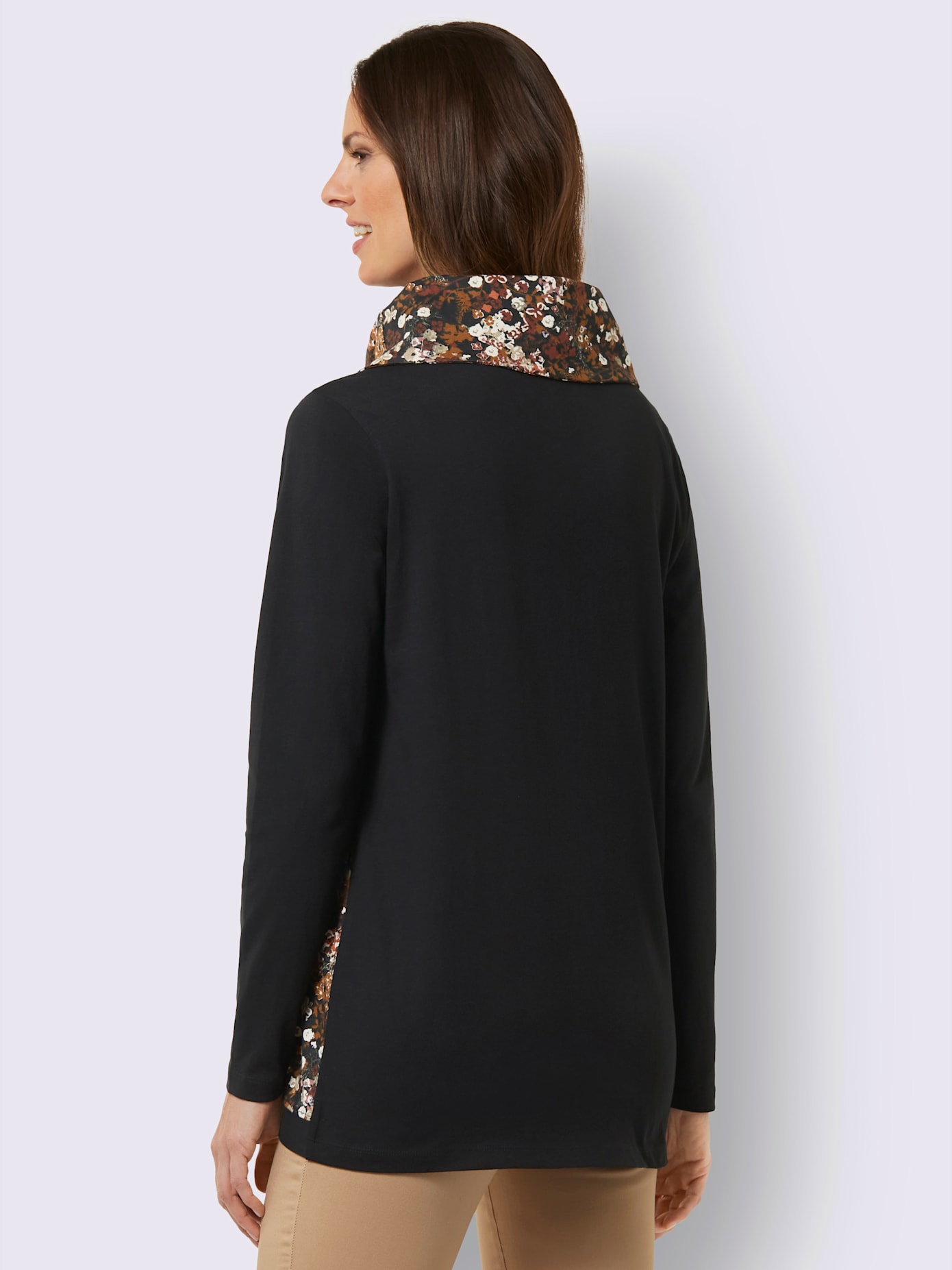 T-shirt long modèle affinant