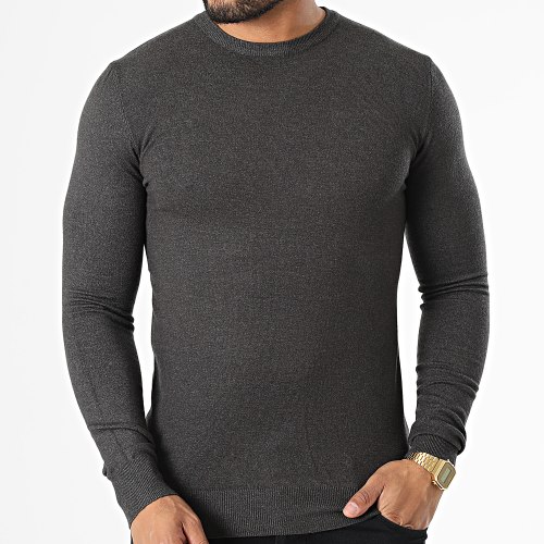 Pull LD-690016 Gris Anthracite Chiné