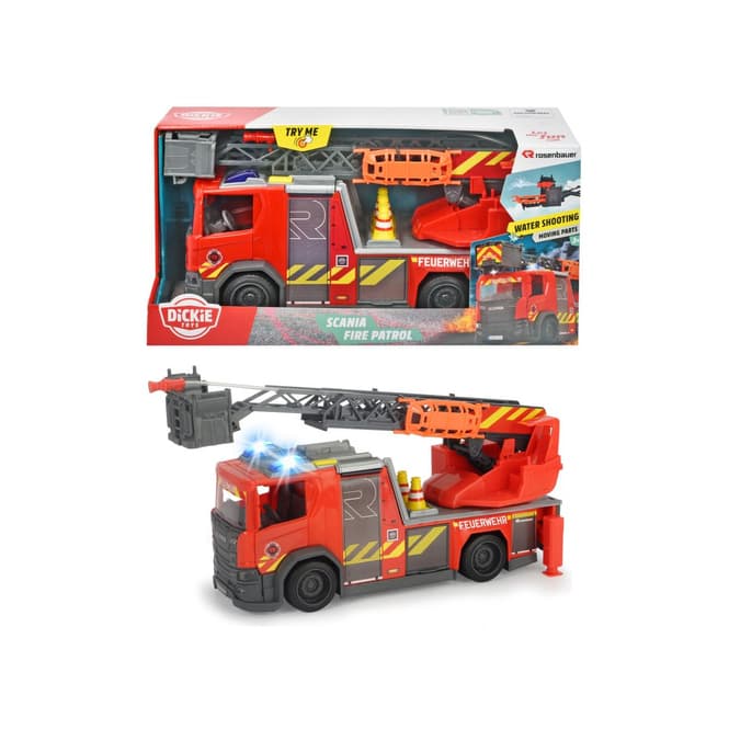 Scania Feuerwehr - Fahrzeug mit Drehleiter