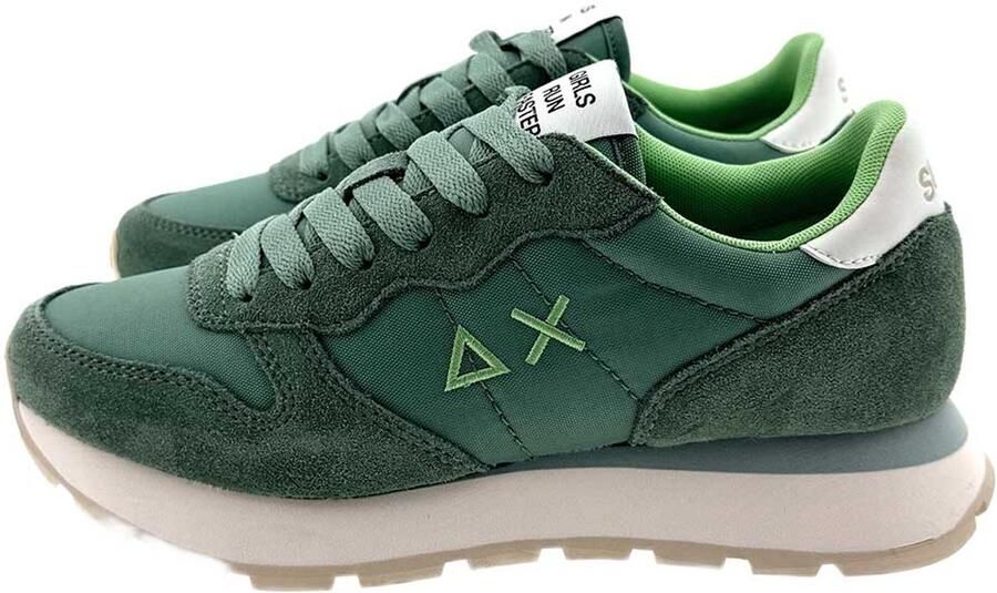 Sun68 Sun 68 Ally Solid Nylon Sneakers Dames Groen