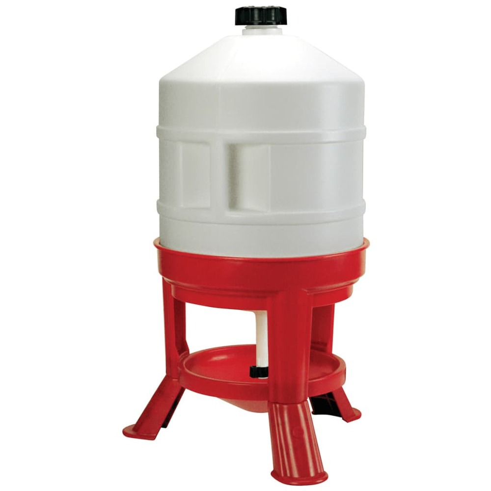 Abreuvoir poule en plastique sur pied 30 litres • abreuvoir volailles