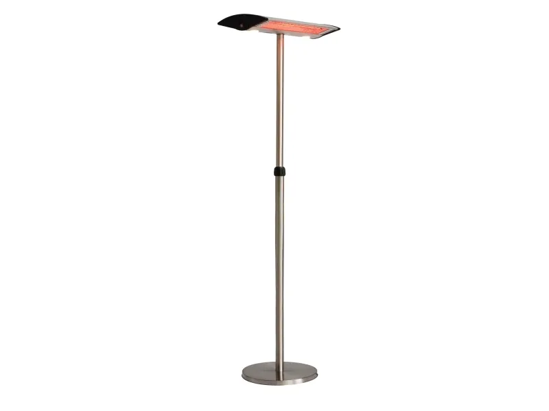 HORTUS Terrassevarmer gulvmodel 1000/2000 W, GT, sølv (211-390)