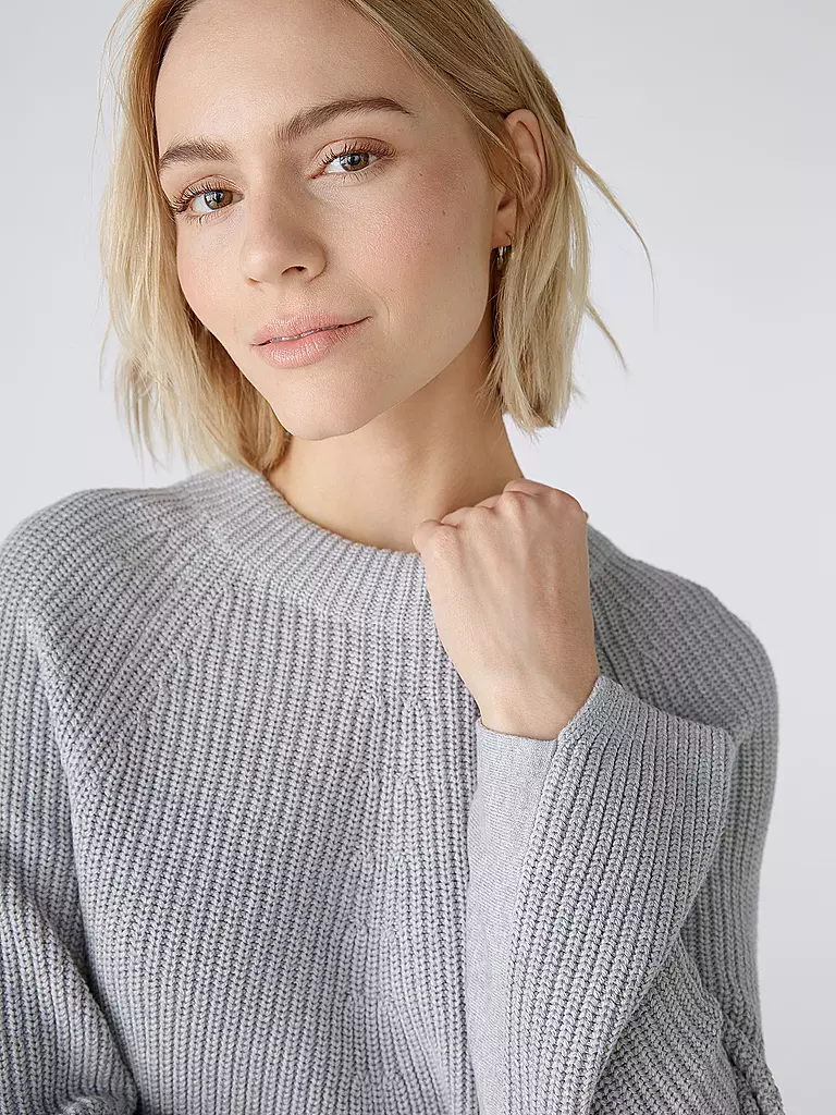 OUÍ Pullover hellgrau