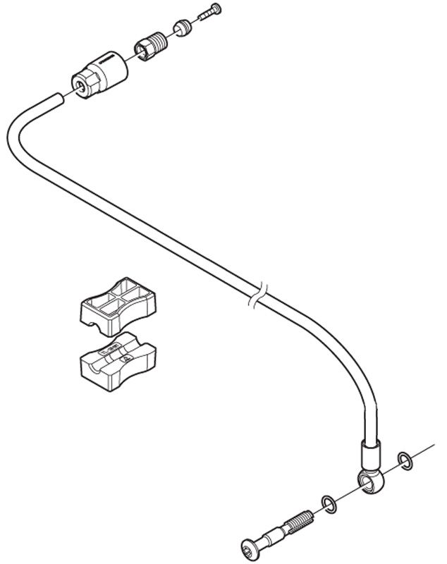 Shimano Bremsleitung SM-BH90 2000mm kürzbar