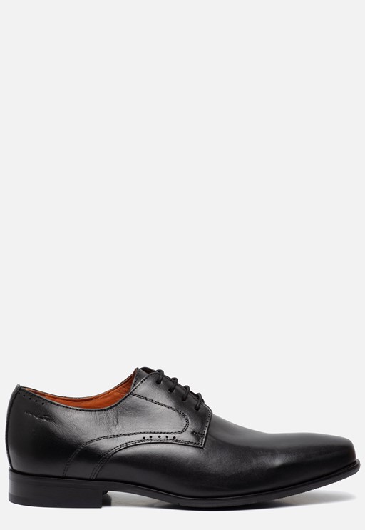 Van Lier Rhodes Veterschoenen zwart Leer