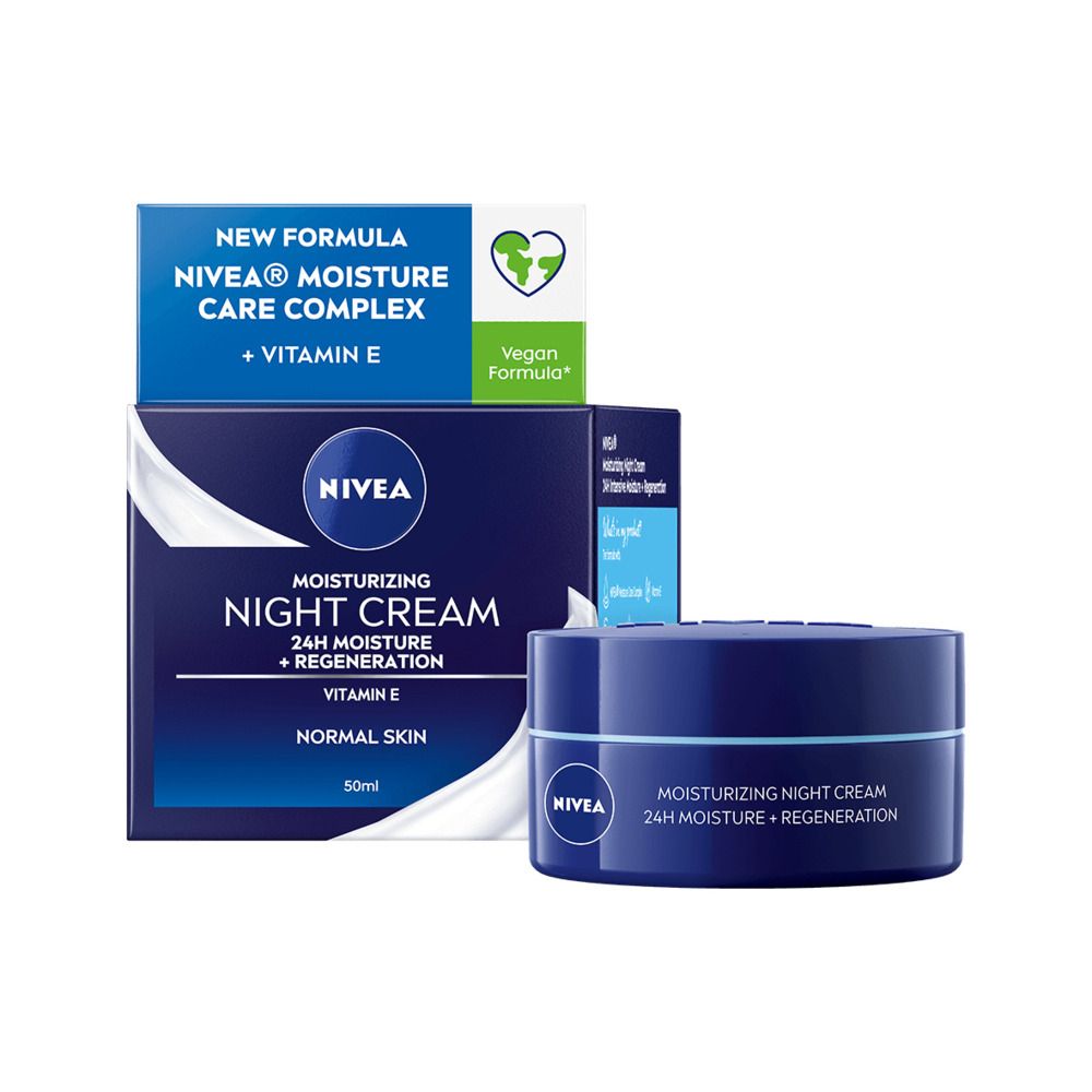 Nivea Moisturizing Night Cream - 50 ml.