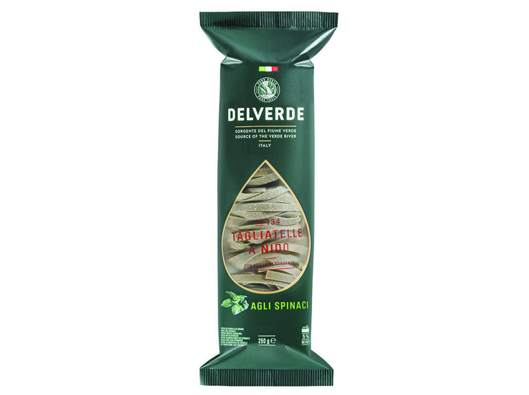 MASSA DELVERDE TAGLIATELLE NIDO SPINACI 250G