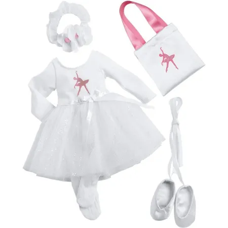 Zapf Creation Nelli dreams Ballerina Bekleidungs-Set weiß