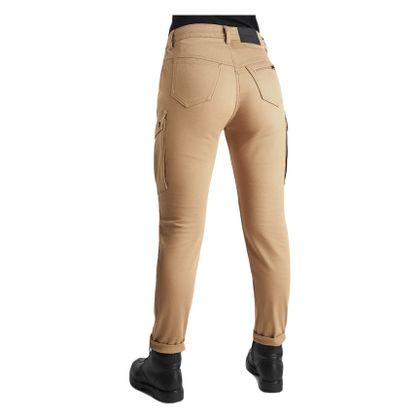 Jean Pando Moto MILA - Straight - Beige