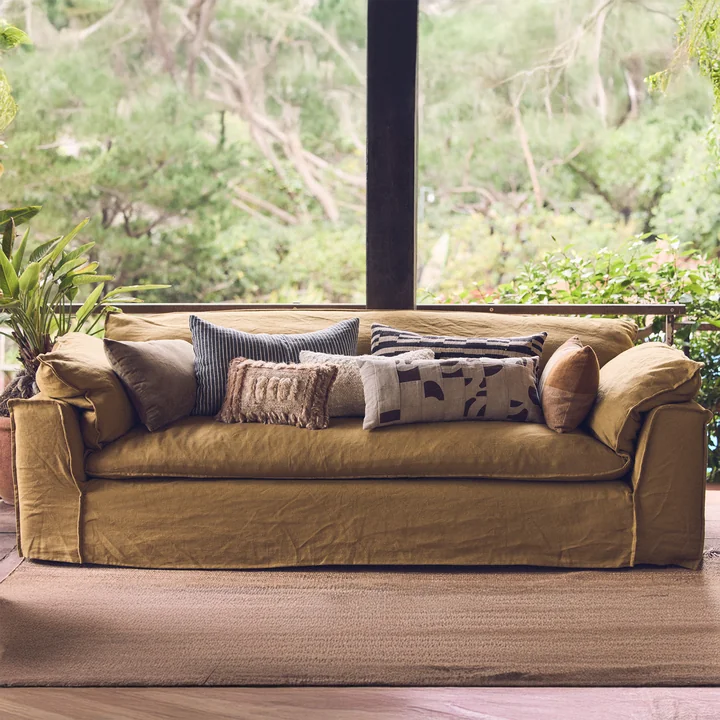 HKliving - Nomad Sofa, 4-Sitzer, Pure / ivory
