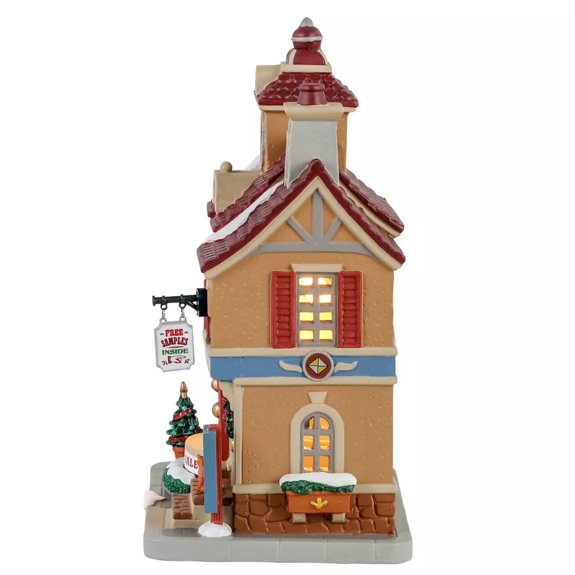 Village de Noël Lemax à piles lumineux Boutique de chocolat