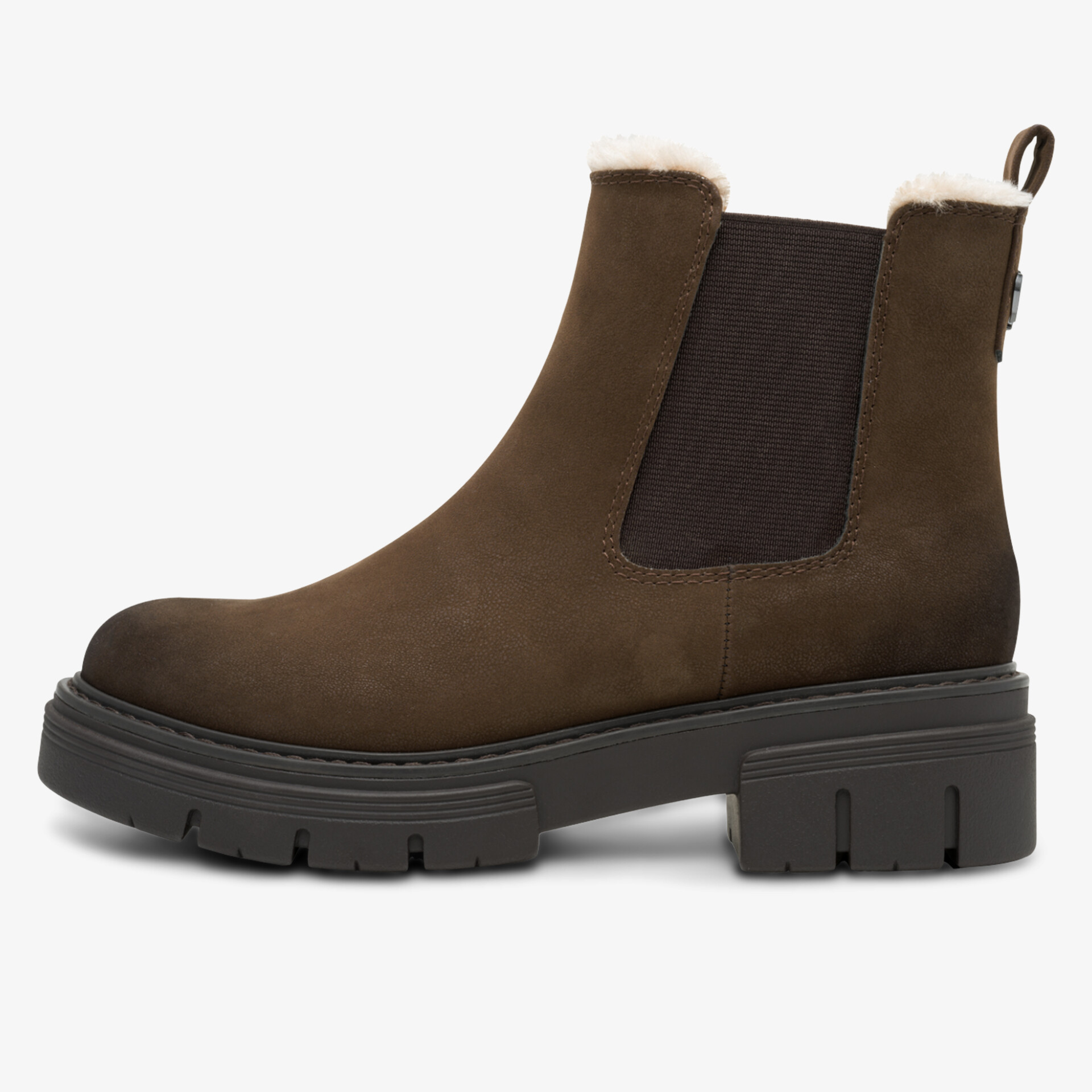 MARCO TOZZI Damen Chelsea Boots braun