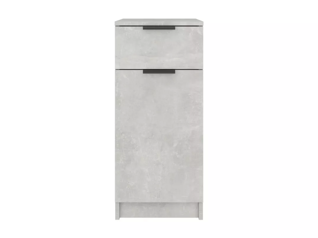 Armoire de bureau Gris béton 33,5x50x75 cm Bois d'ingénierie