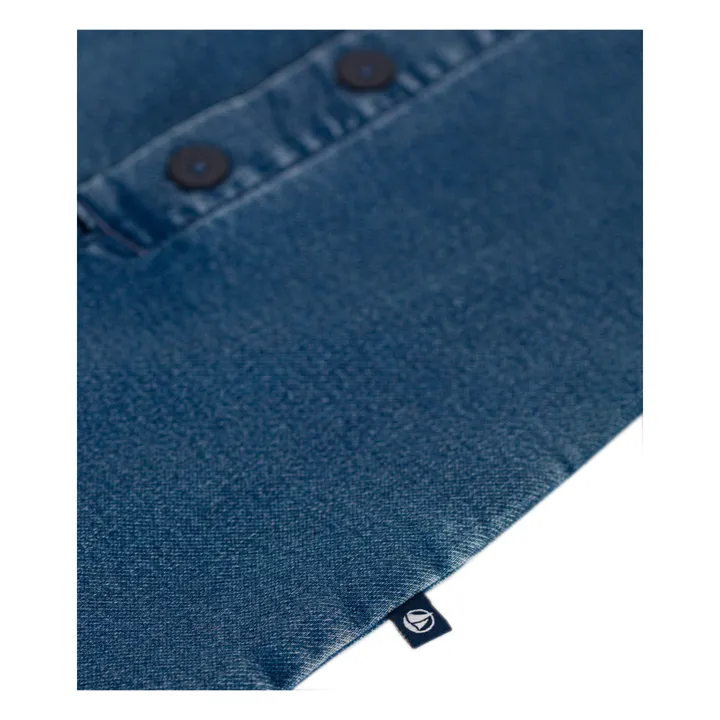 Petit Bateau Combinaison Mizzie Molleton Denim | Bleu jean