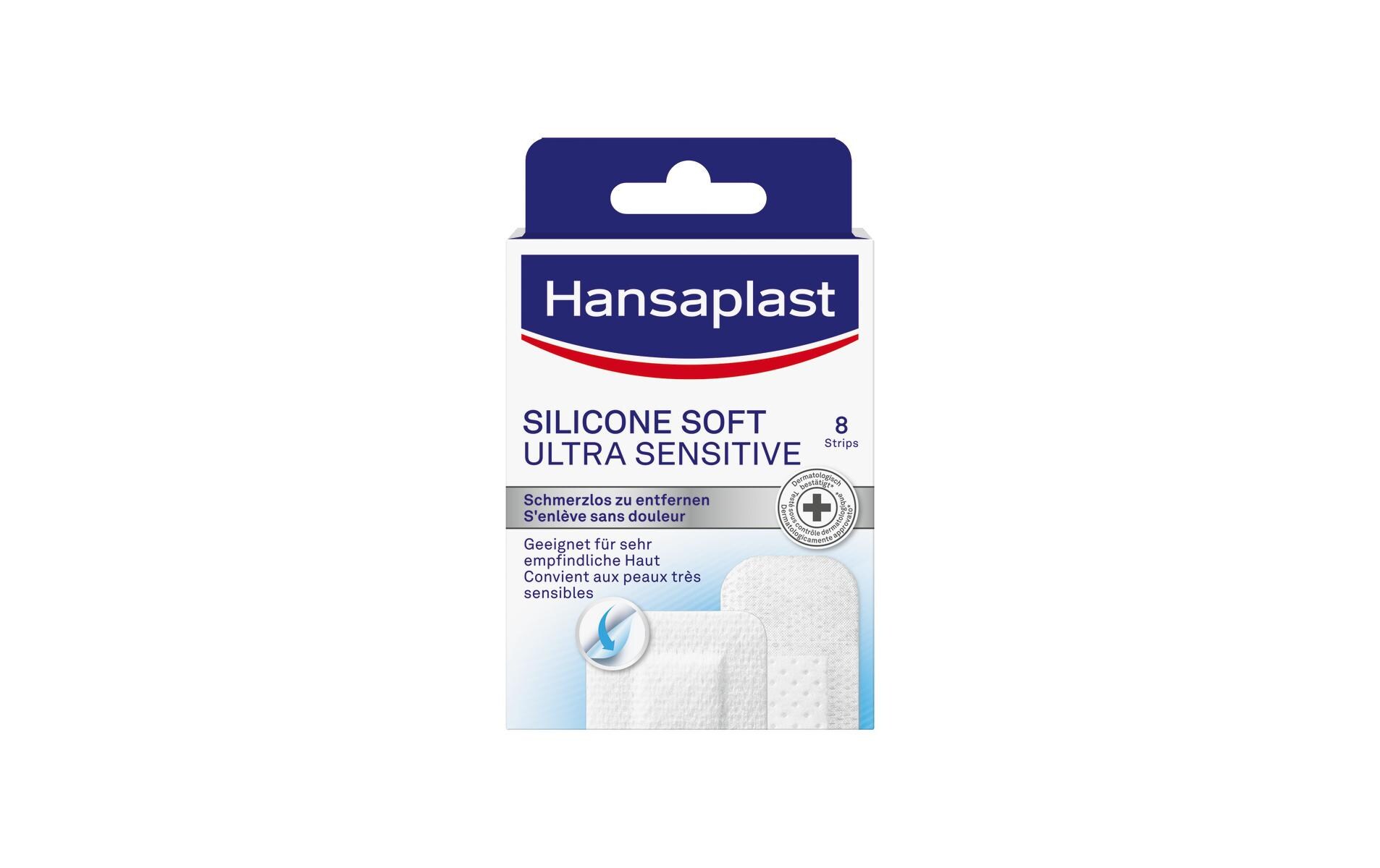 Ultra Sensitive Mixpack 8 StückSilikonpflaster, Pflaster für sehr empfindliche Haut