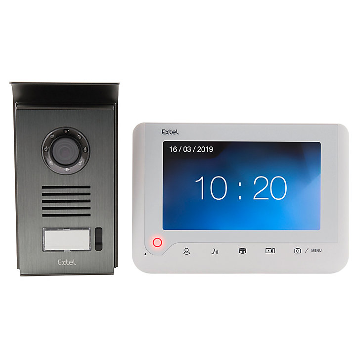 Interphone vidéo filaire Extel Nova7E écran 7