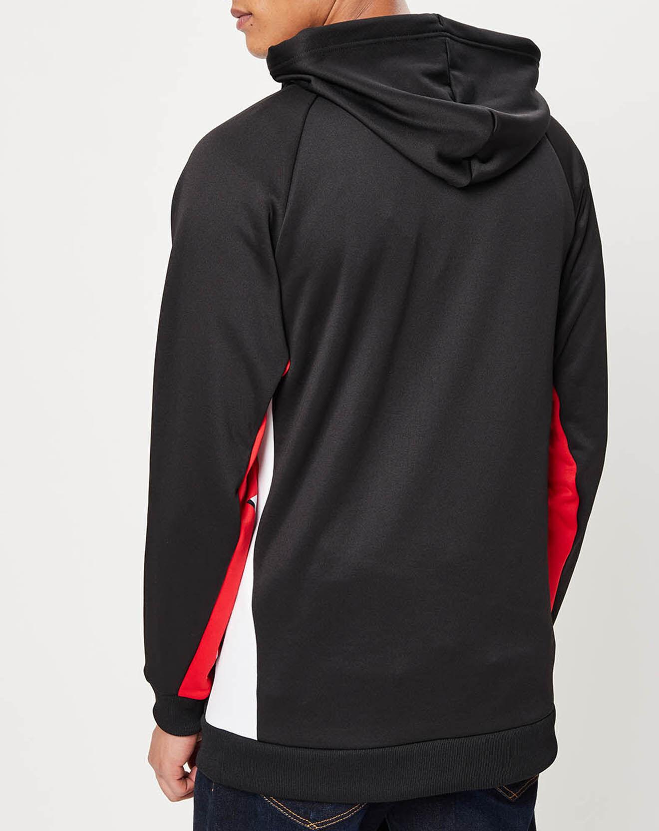Tommy Hilfiger Sweat Sport zippé noir/rouge/blanc