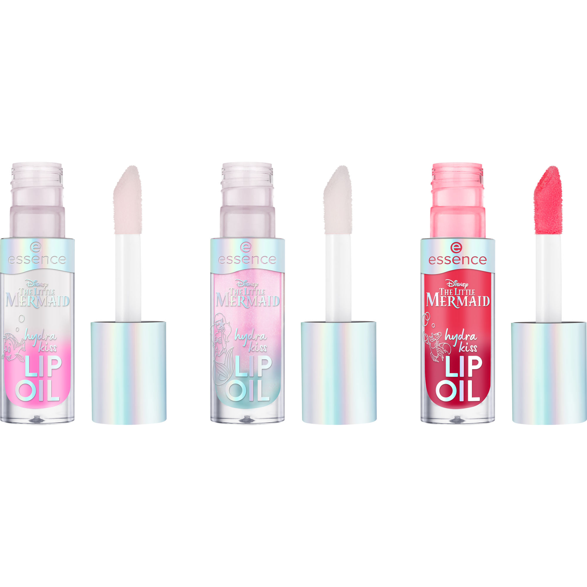 Disney THE LITTLE MERMAID hydra kiss LIP OIL trio