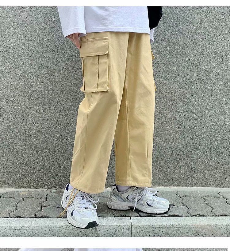 Oakjam - Cropped cargobroek met trekkoordmanchetten