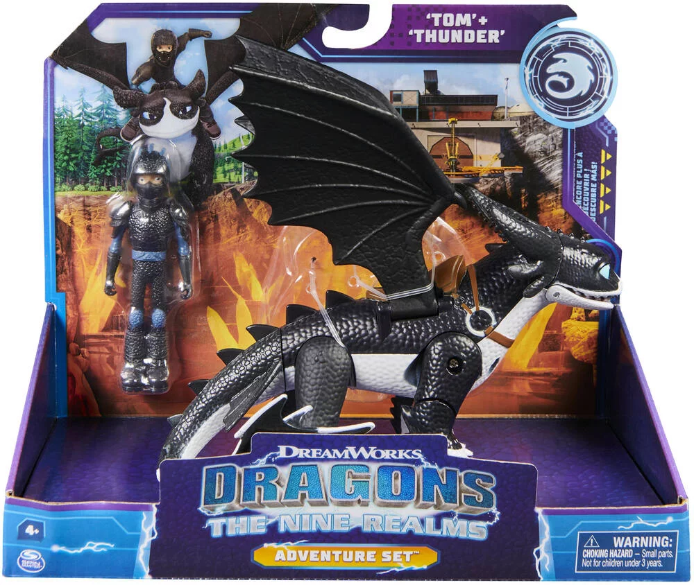 DRAGONS LES NEUF ROYAUME - PACK DRAGON ET VIKING TOM ET TONNERRE