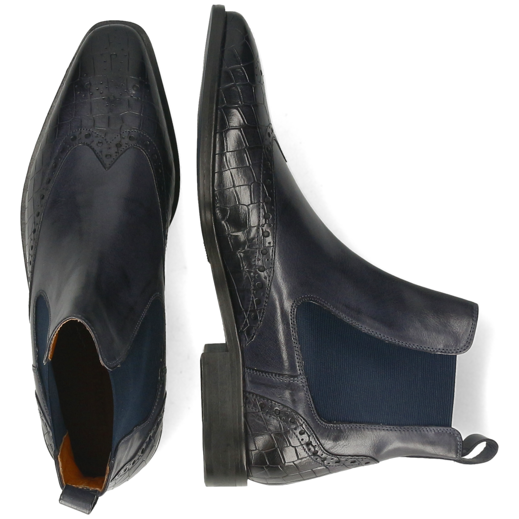 ALEX 9 - Bottines en cuir | Bleu