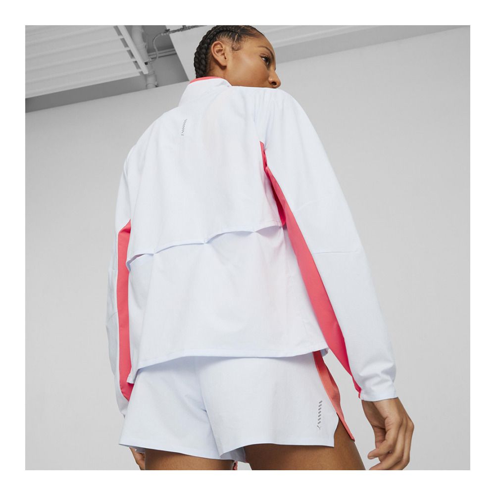Puma ULTRAWEAVE - Veste Femme icy blue/fire orchid