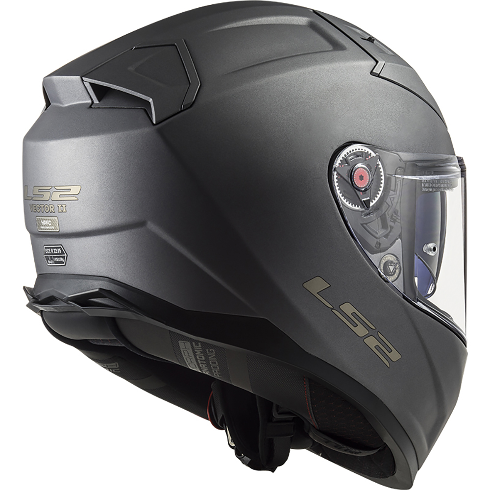 LS2 - Casque FF811 Vector II Solid Titanium mat