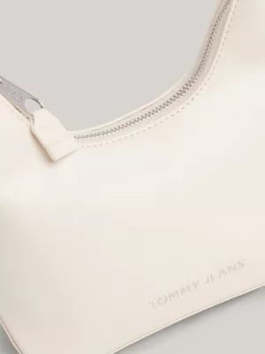 Bolsa de ombro Essential com logo metálico