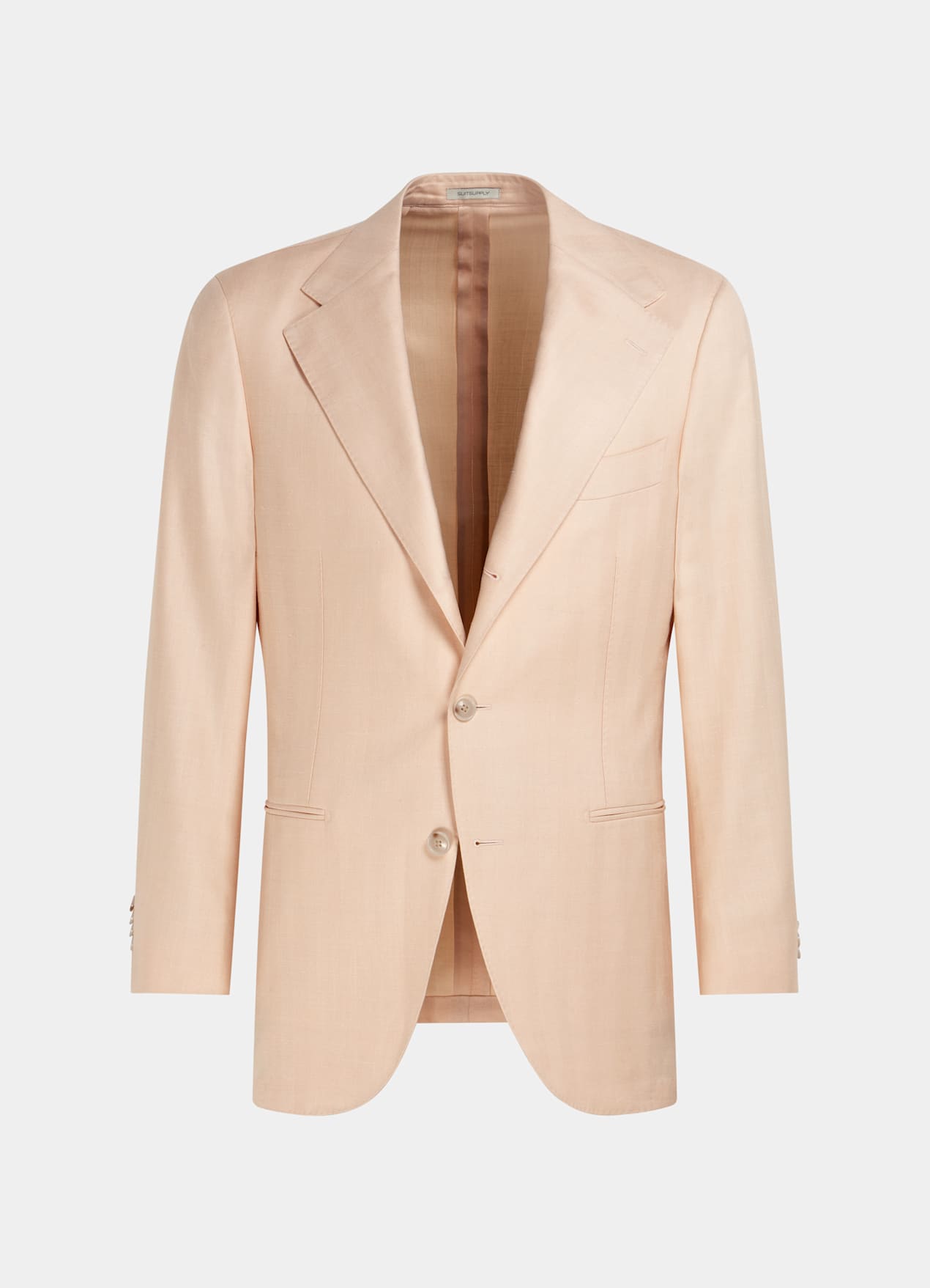 Blazer Roma coupe Relaxed rose clair à chevrons