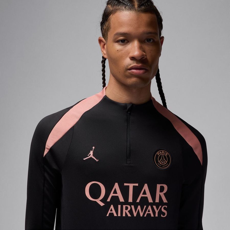Paris Saint-Germain Maillot d'Entraînement Dri-FIT Strike Drill 3ème - Noir/Rose