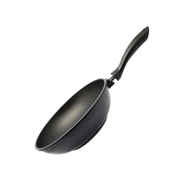 Wok 28 cm en fonte d'aluminium Alucast Elo