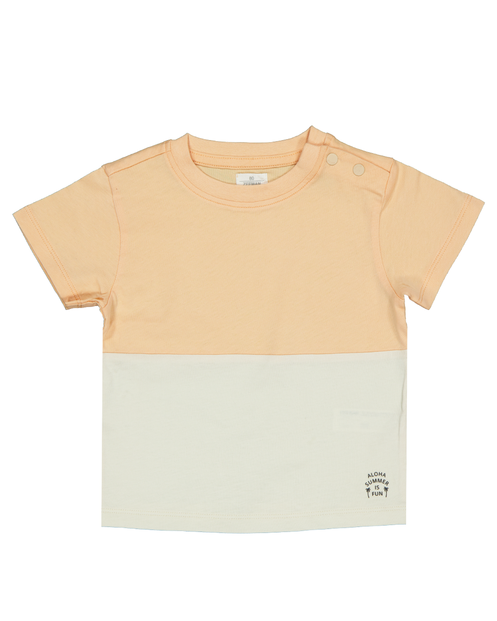Baby jongens T-shirt Zalm kopen? Goed en goedkoop