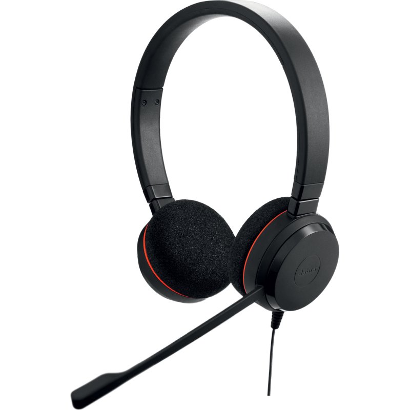 Jabra Evolve 20 MS Stereo Casque Avec fil Arceau Bureau/Centre d'appels USB Type-A Noir