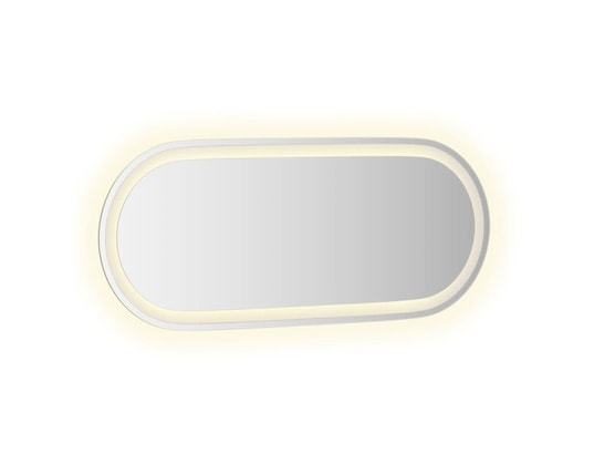 VIDAXL - Miroir de salle de bain à led 90x40 cm ovale