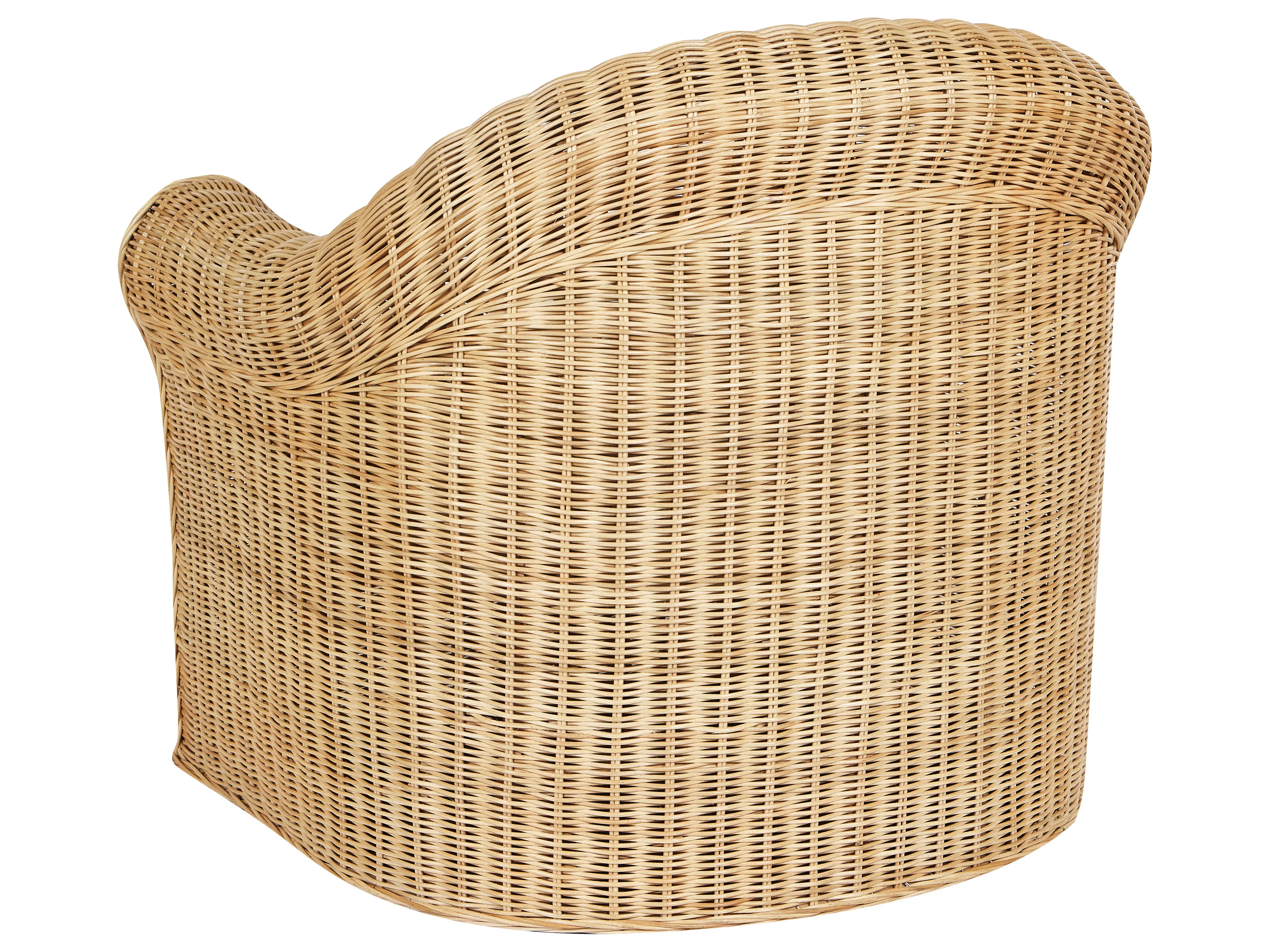 Loungeset met tafel 5-zits LIVADEIA Rotan Natuurlijk