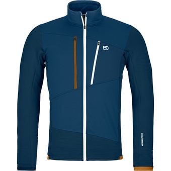 Ortovox Fleece Grid Fleecejacke Deep Ocean Herren