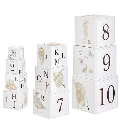 Cam Cam Stapelklötze - 10 st. - Alphabet Animals