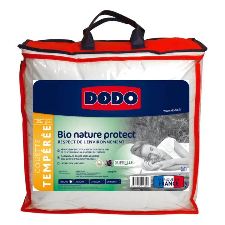 Dodo Couette Nature Protect en coton bio | Blanc