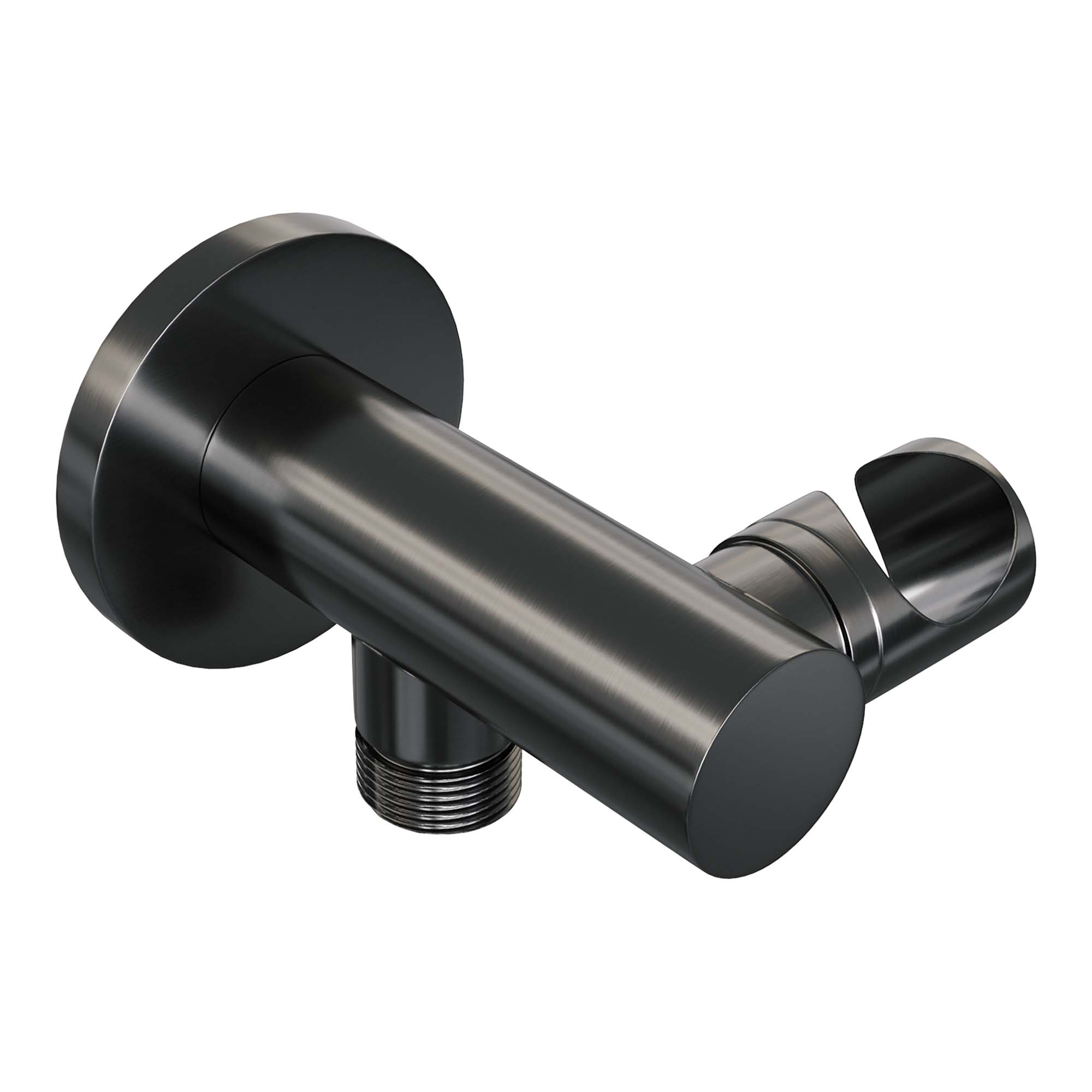 Brauer Gunmetal Carving inbouw badkraan met staafhanddouche gunmetal geborsteld PVD