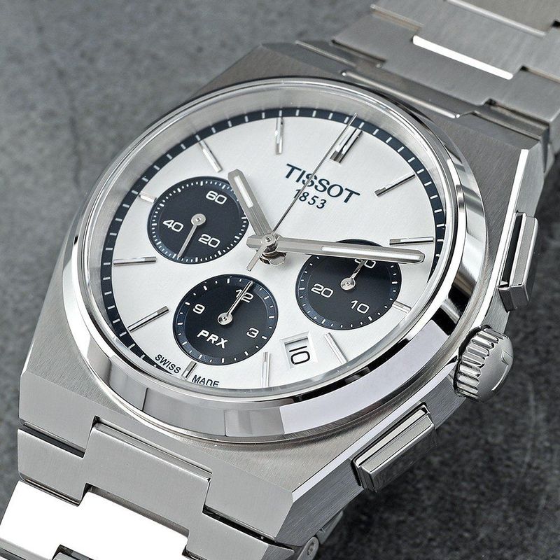 Tissot - Chronograaf Horloge - Roestvrijstaal - Metalen Band - 10ATM