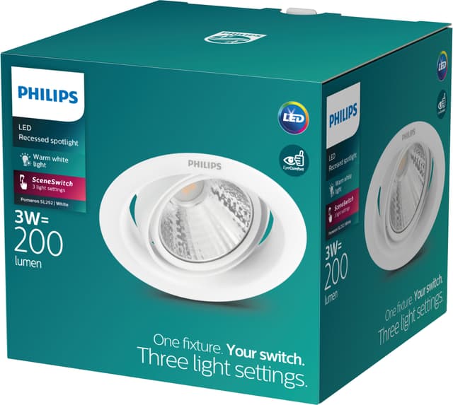 Philips Pomeron Ceiling loftslampe 3W