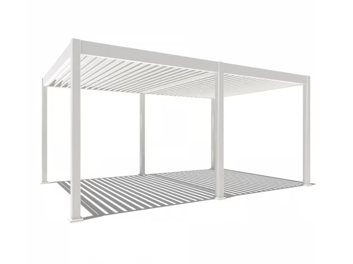 Orion Deluxe 360x530cm elektrische LED overkapping - white