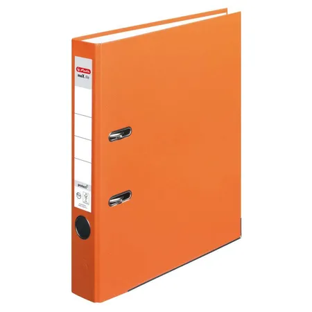 Herlitz Ordner PP A4 5cm FSC-Mix maXfile protect orange