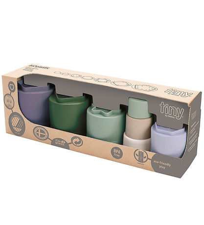 Tiny Stadt Dantoy BIO Plastic Stapelbecher - 7 Teile