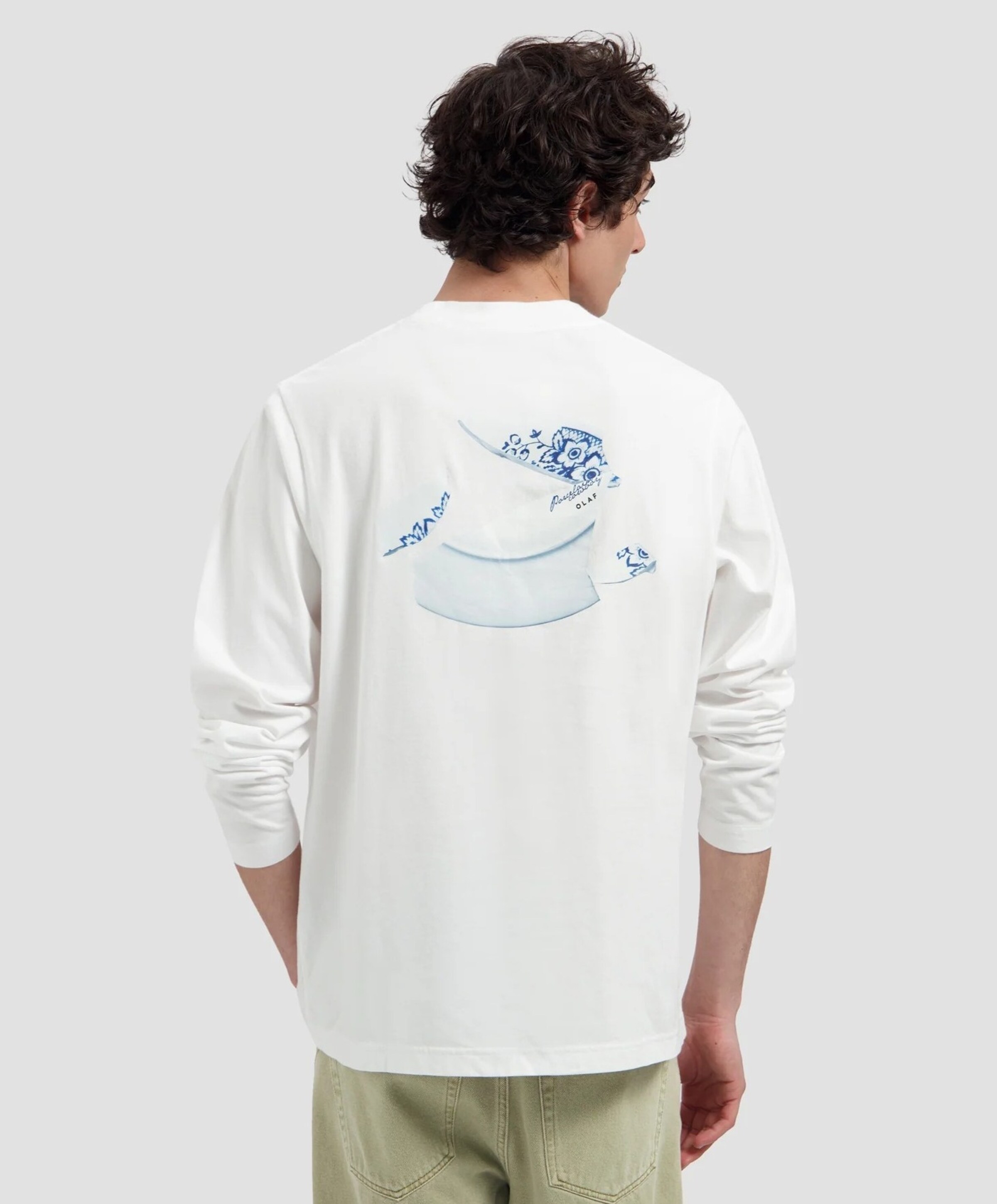 Olaf Heren longsleeve wit