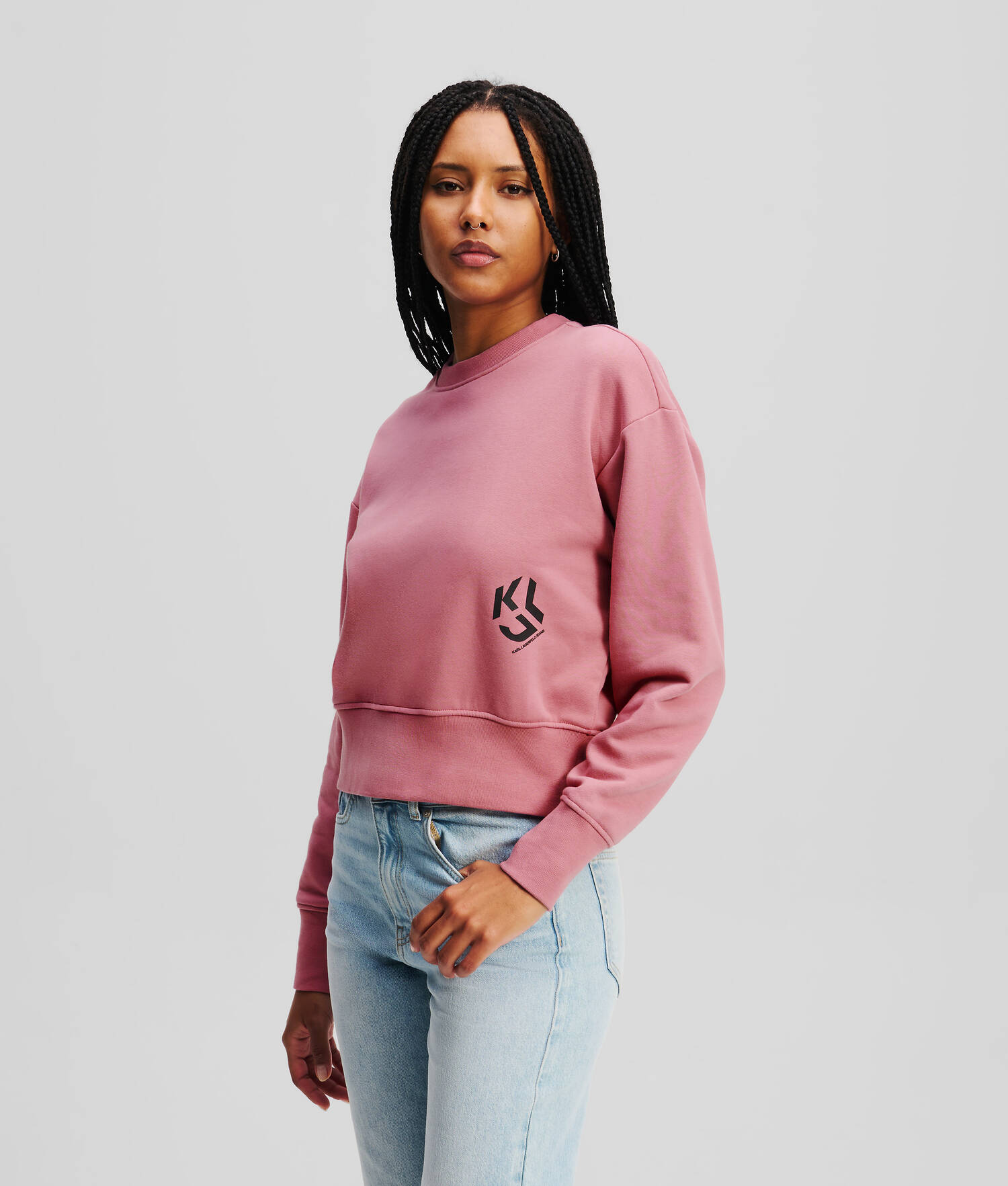 SWEAT-SHIRT KLJ MONOGRAM - Gorge de renard