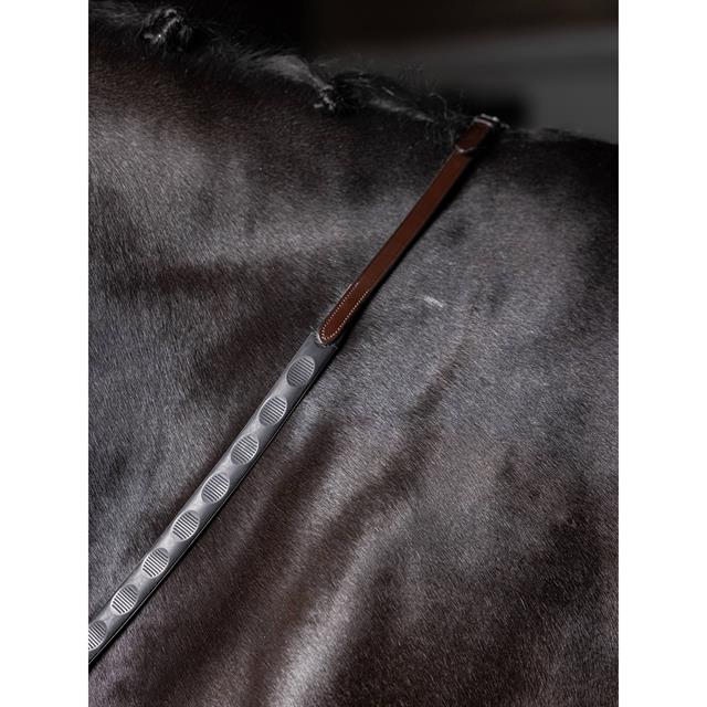 Teugels LeMieux Magna Grip Rubber Middenbruin-goud