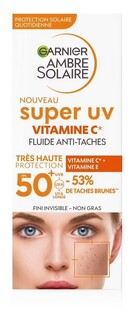 Garnier Ambre Solaire Super UV - Vitamine C* Anti-Pigmentvlekken Fluid SPF 50  40ML